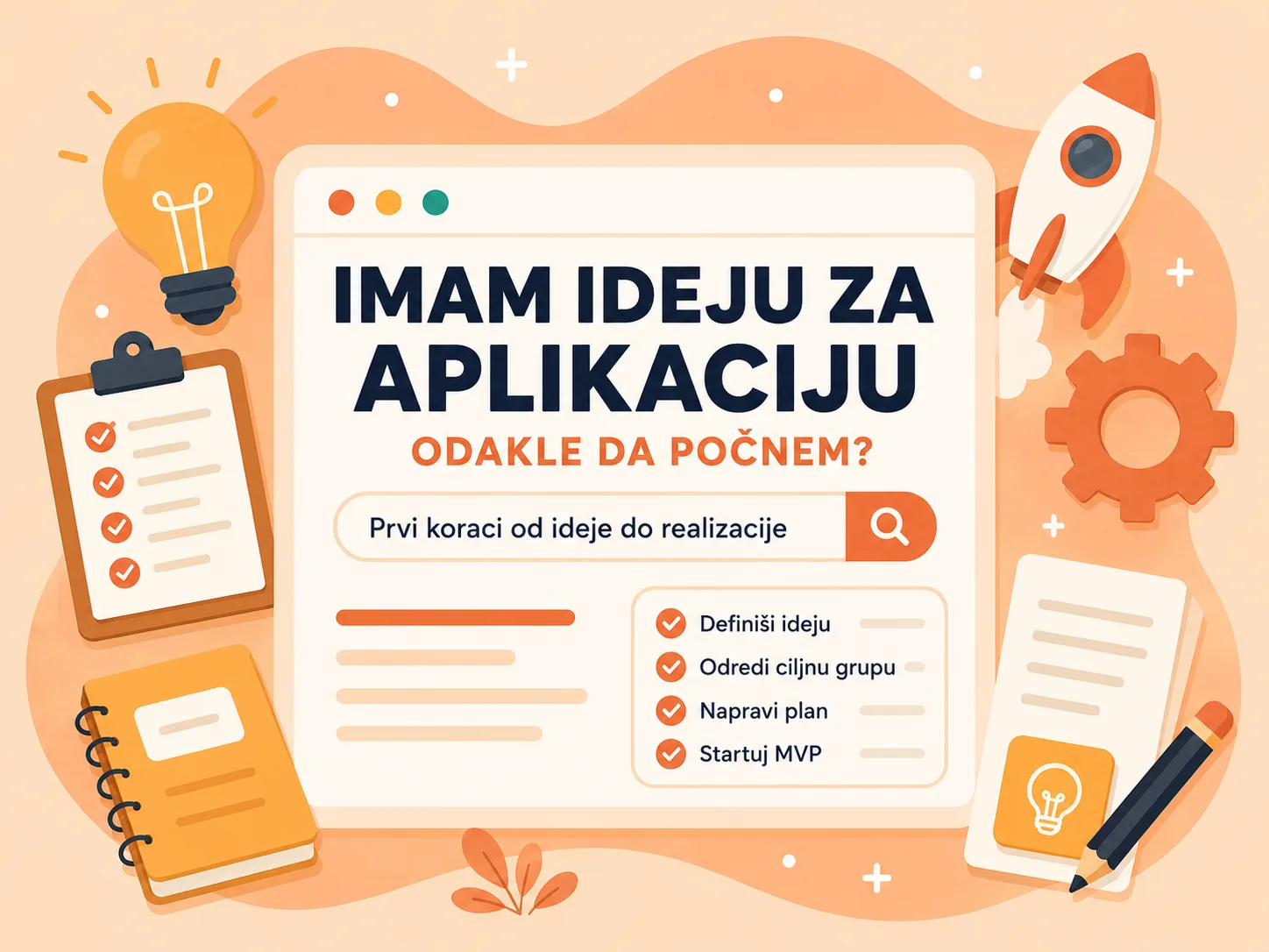 Planiranje ideje za mobilnu ili web aplikaciju